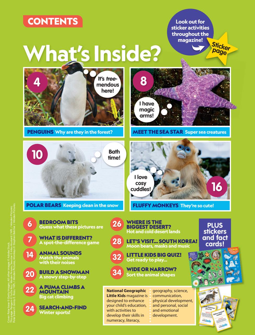 National Geographic Little Kids Preview Pages