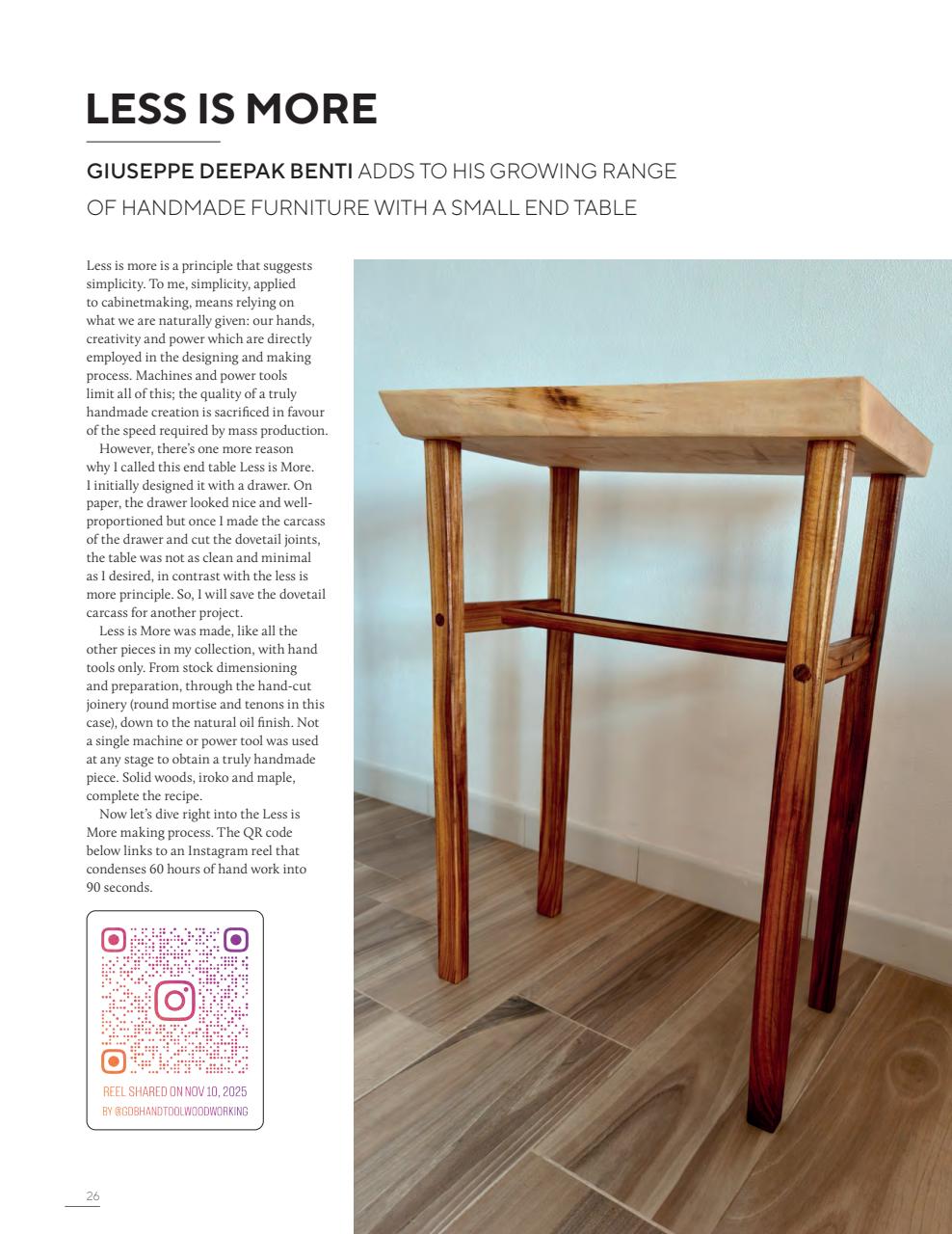 Furniture & Cabinetmaking Preview Pages