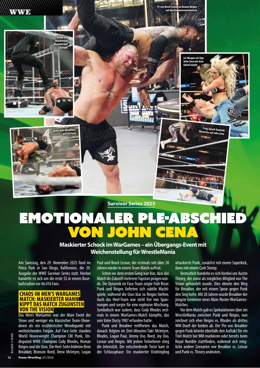 Power-Wrestling Preview Pages