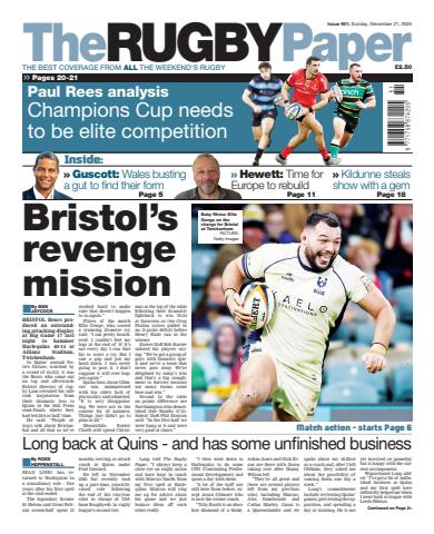 The Rugby Paper issue 21st December 2025