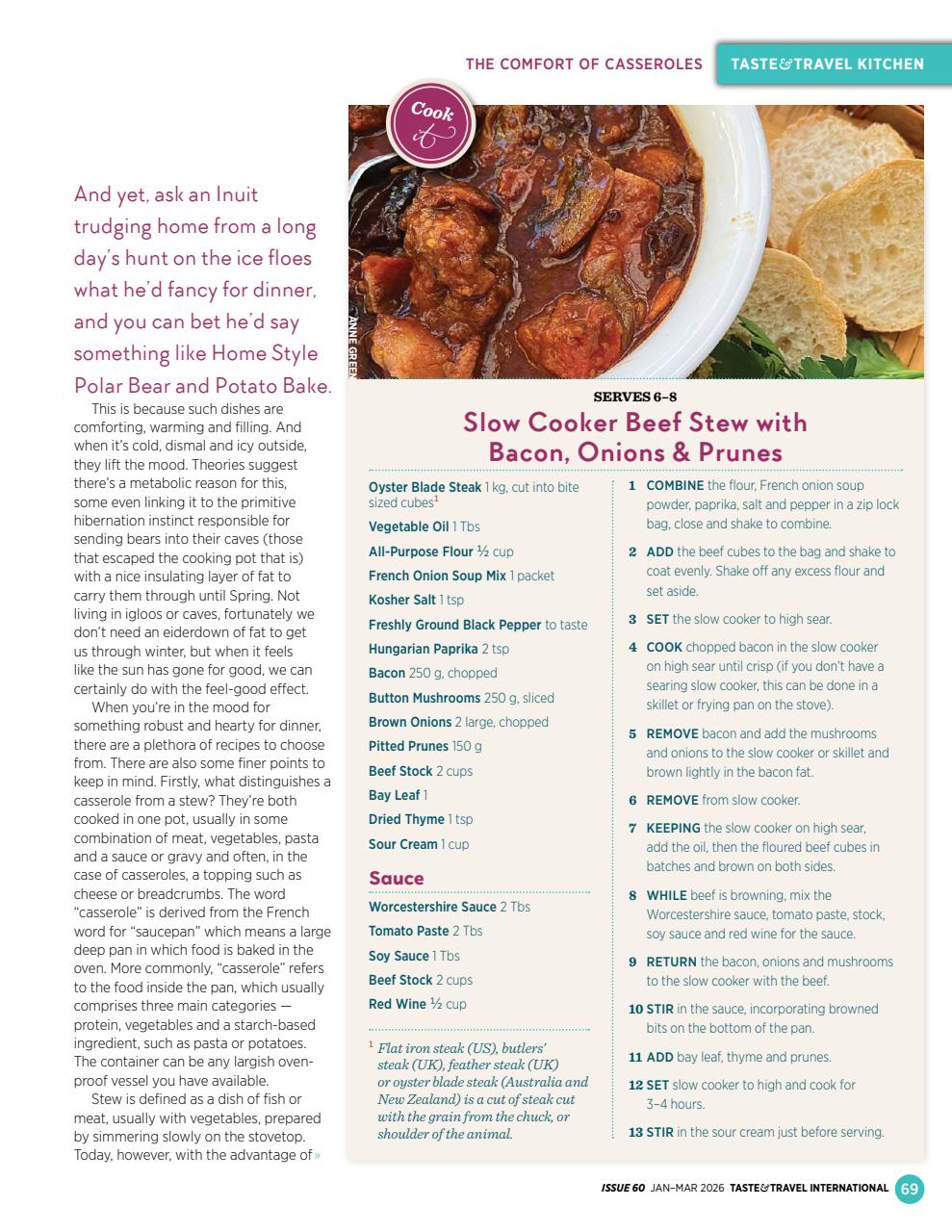 Taste & Travel International Preview Pages