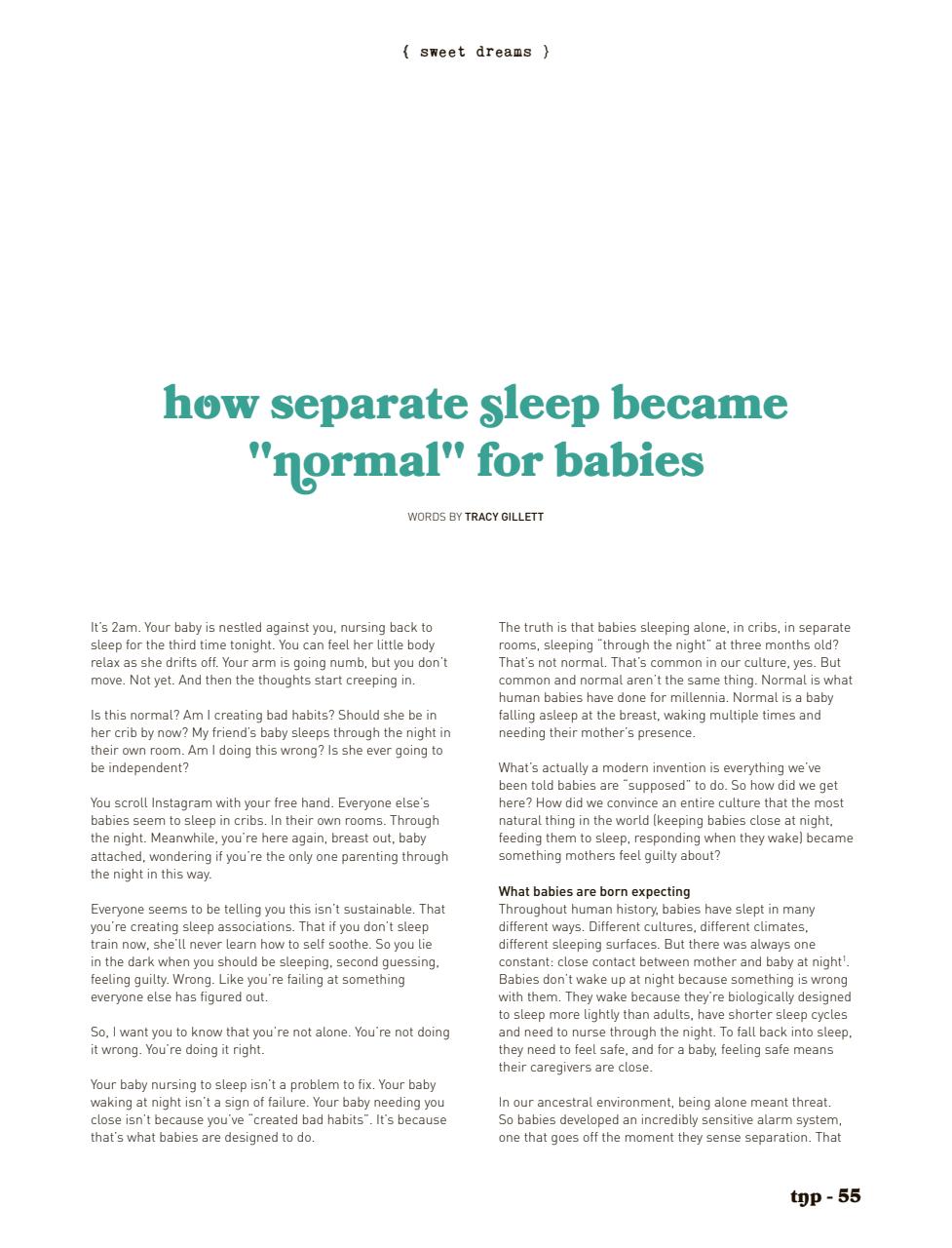 The Natural Parent Magazine Preview Pages