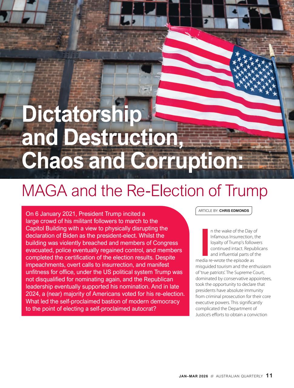 AQ: Australian Quarterly Preview Pages