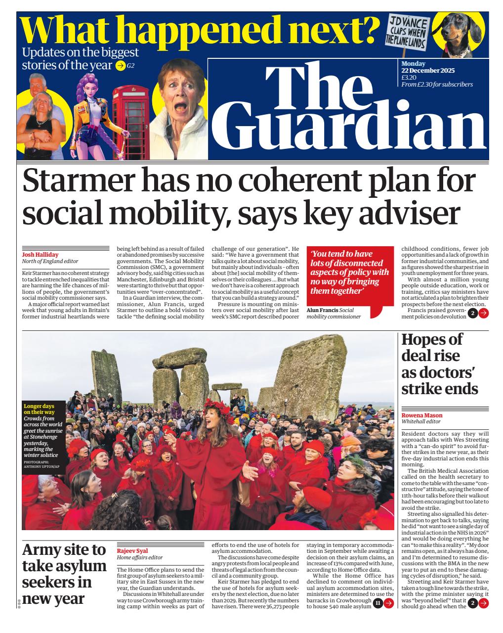The Guardian Newspaper Preview Pages