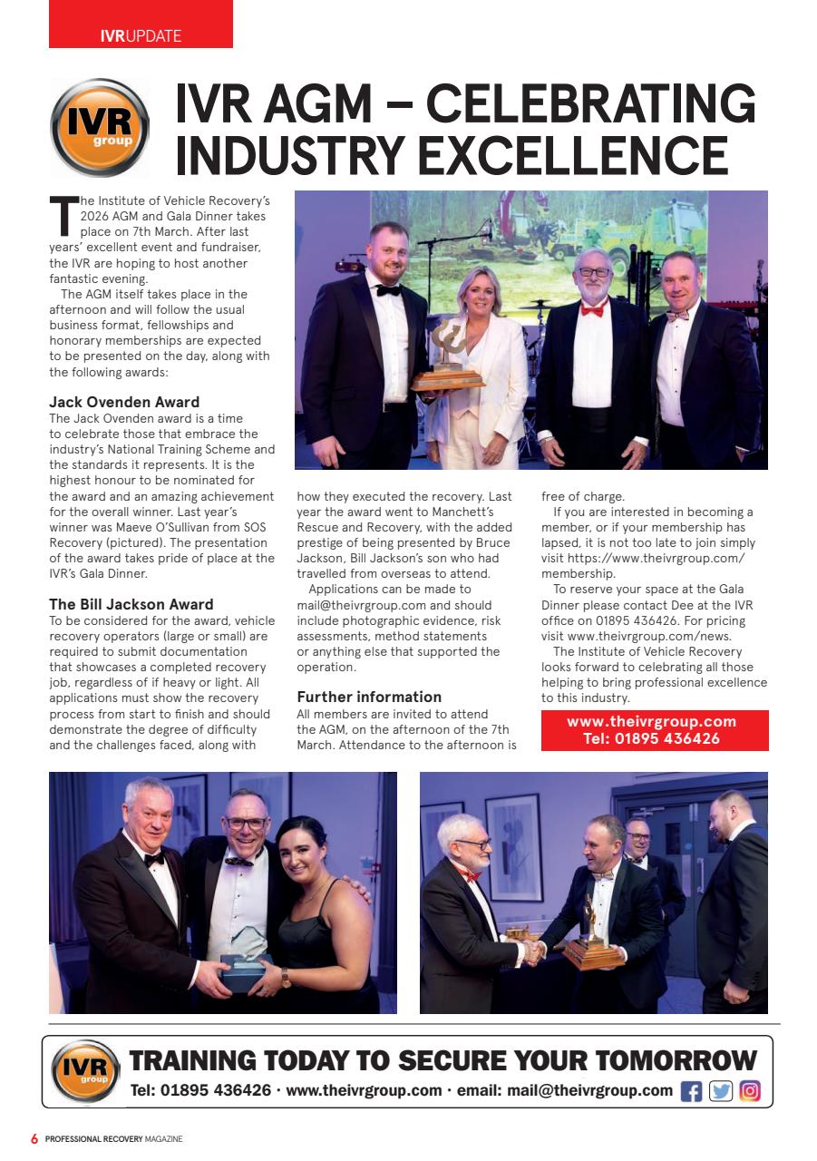 Professional Recovery Magazine Preview Pages