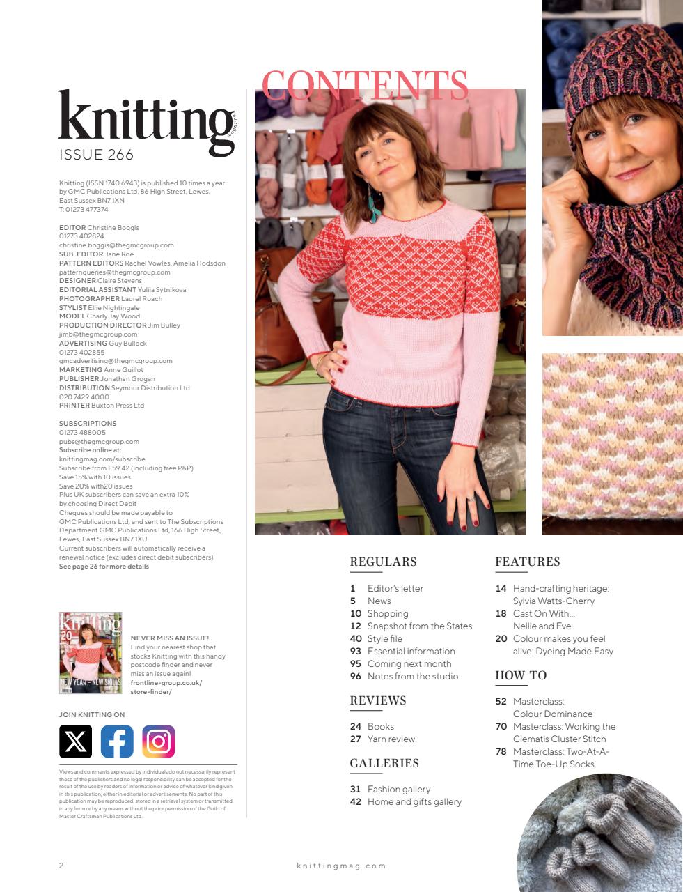 Knitting Preview Pages