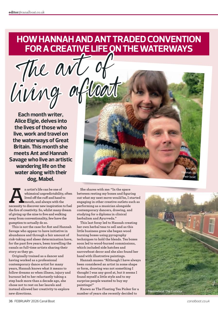 Canal Boat Preview Pages