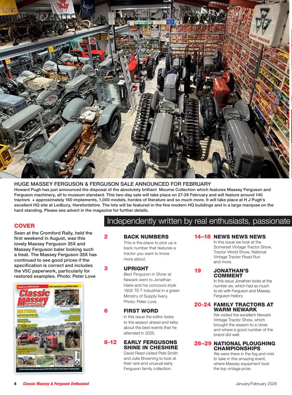 Classic Massey Preview Pages