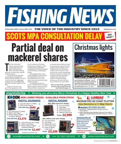 Fishing News issue 25th December 2025