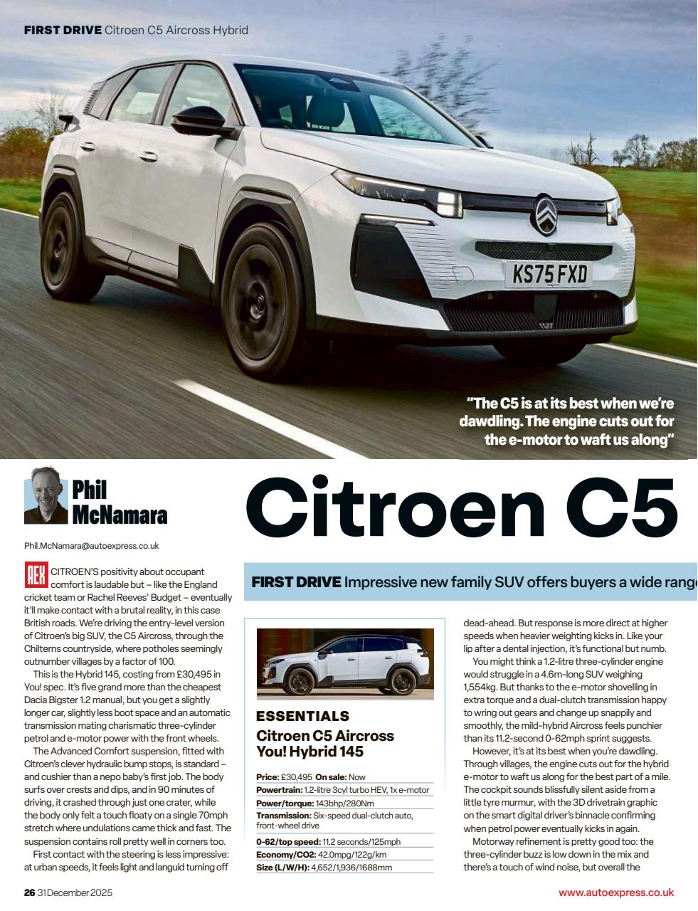 Auto Express Preview Pages