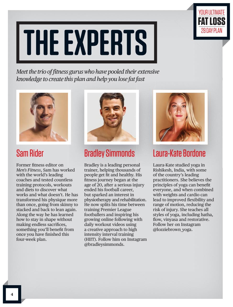 Men’s Fitness Guides Preview Pages