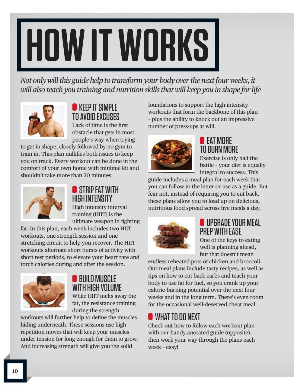 Men’s Fitness Guides Preview Pages