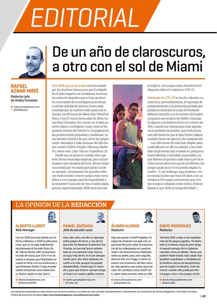 Hobby Consolas Preview Pages