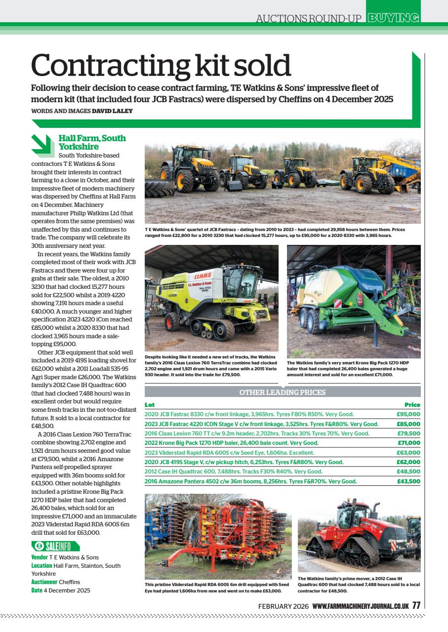 Farm Machinery Journal Preview Pages