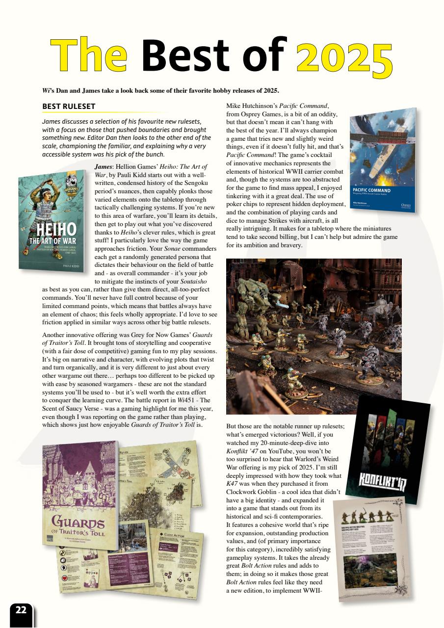 Wargames Illustrated Preview Pages