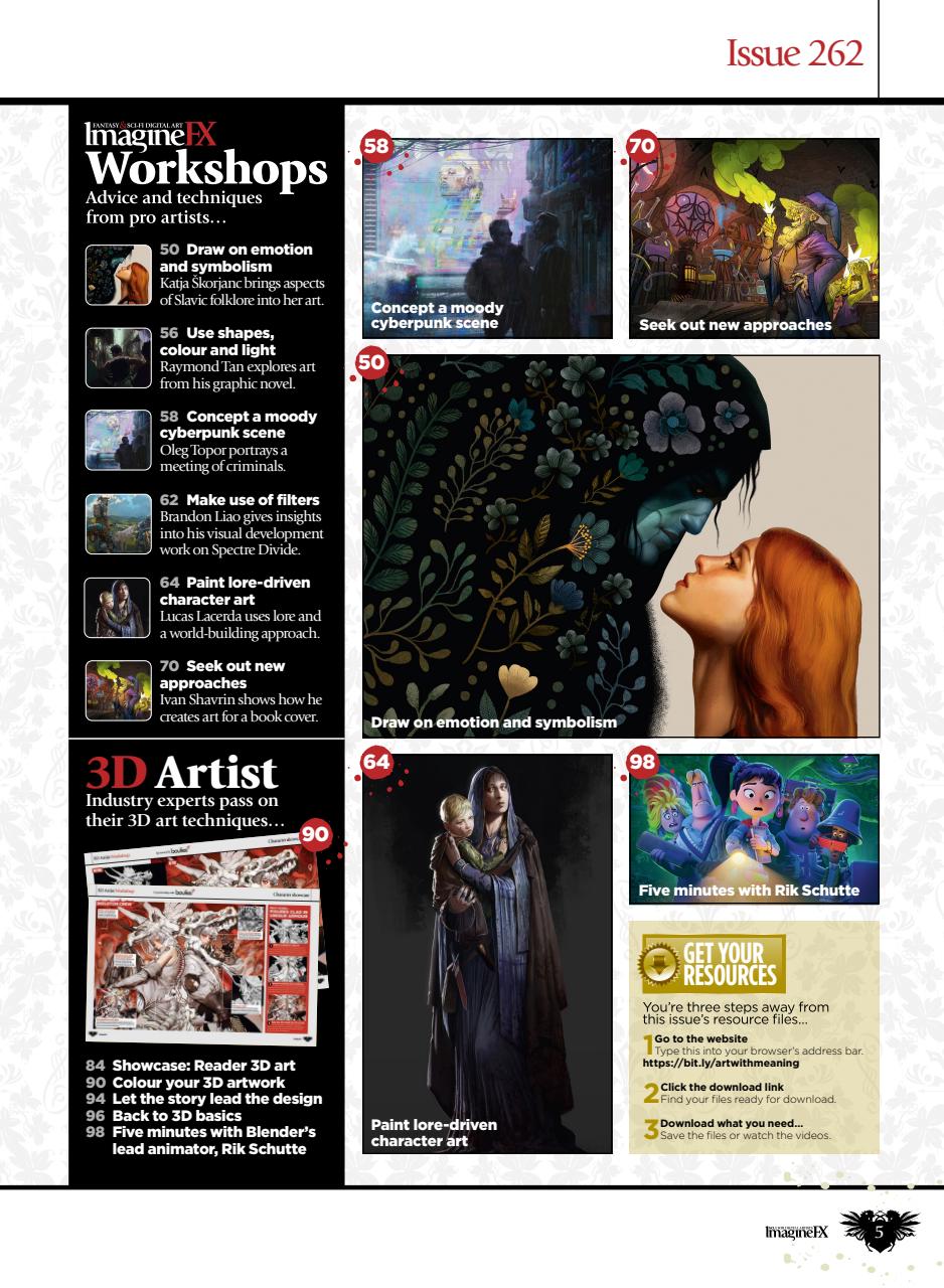 ImagineFX Preview Pages