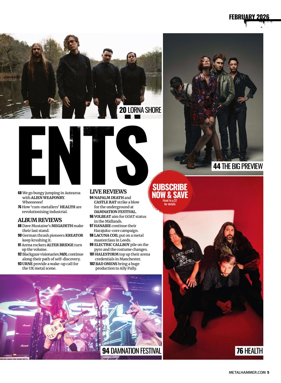 Metal Hammer Preview Pages