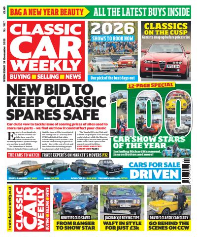 Classic Car Weekly issue 31 December 2025