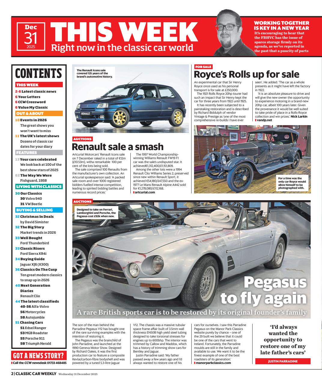 Classic Car Weekly Preview Pages