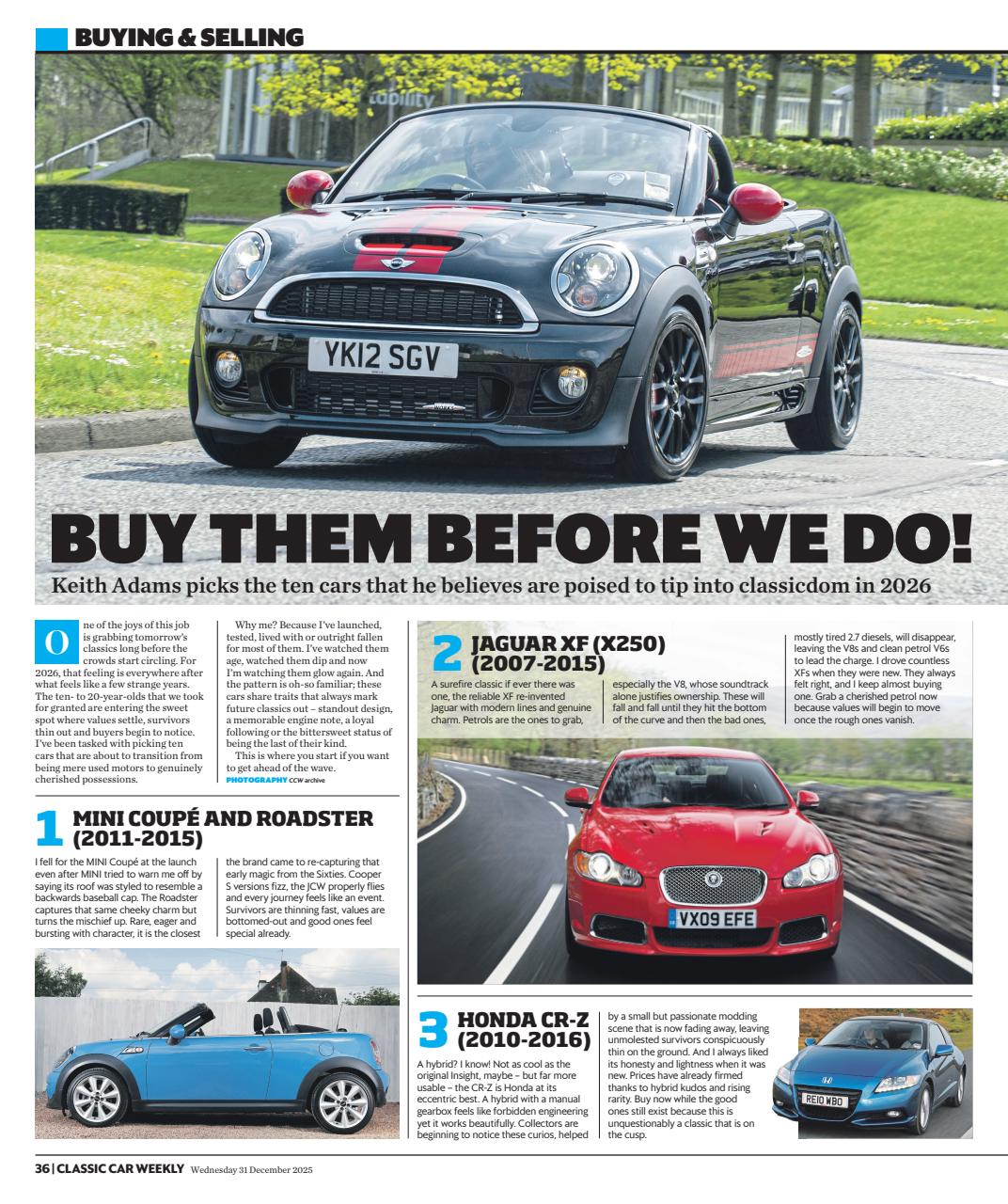 Classic Car Weekly Preview Pages