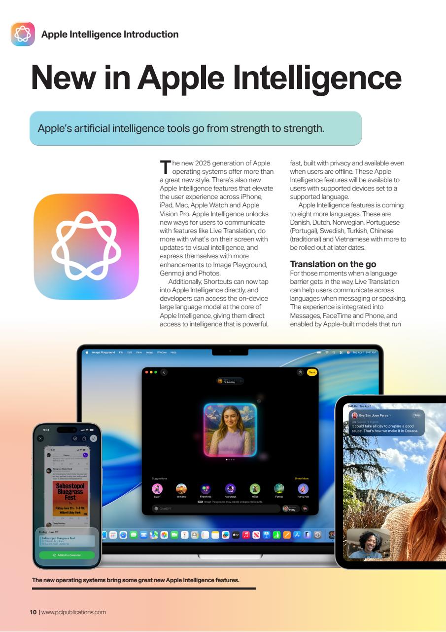 Apple Intelligence The Complete Manual Preview Pages