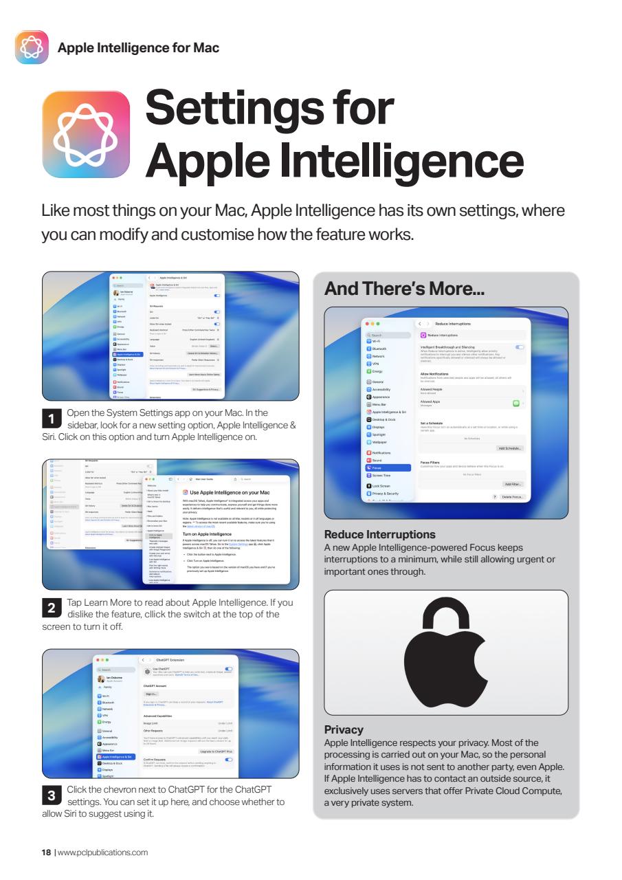 Apple Intelligence The Complete Manual Preview Pages
