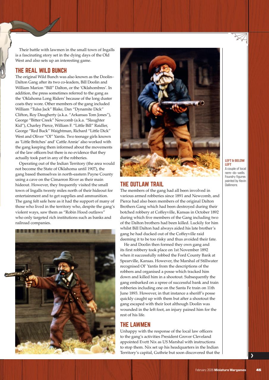 Miniature Wargames Preview Pages
