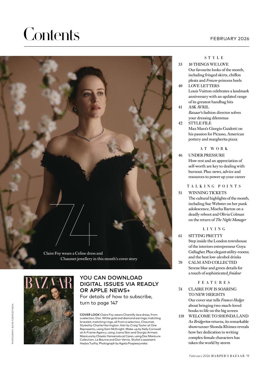 Harper's Bazaar Preview Pages