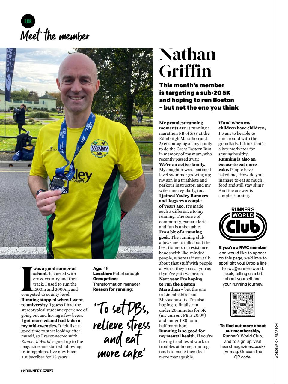 Runner's World Preview Pages