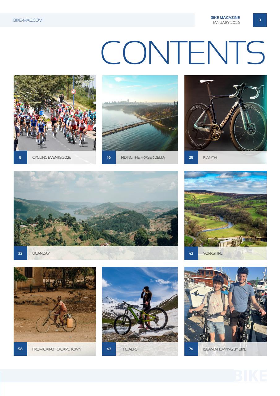 BIKE Magazine Preview Pages