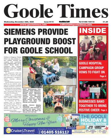 Goole Times issue December 24th 2024