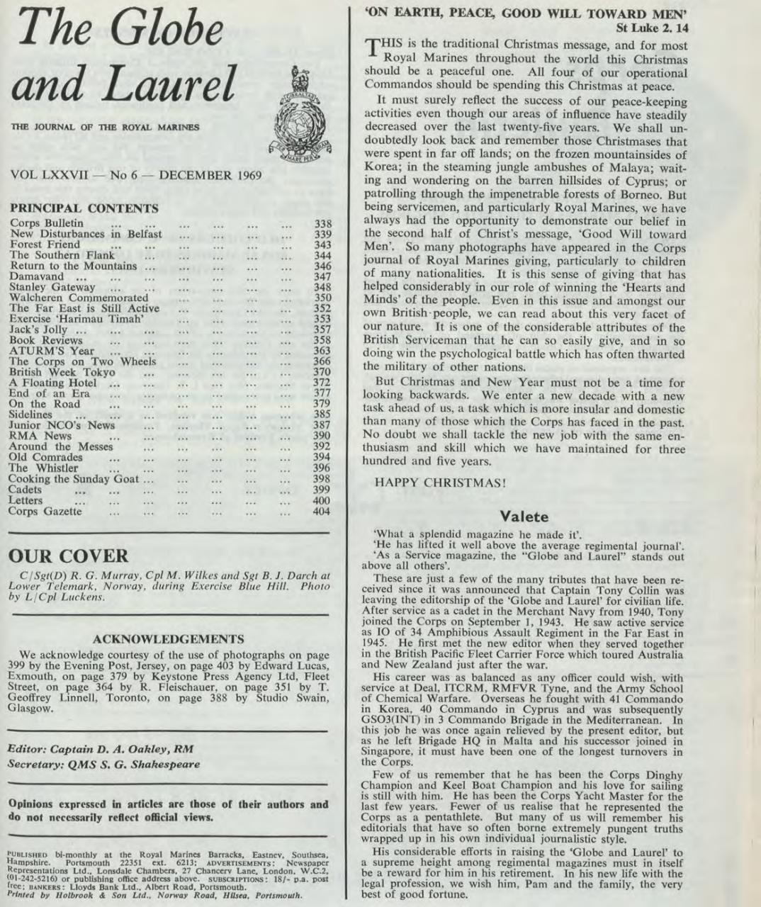 Globe & Laurel Preview Pages