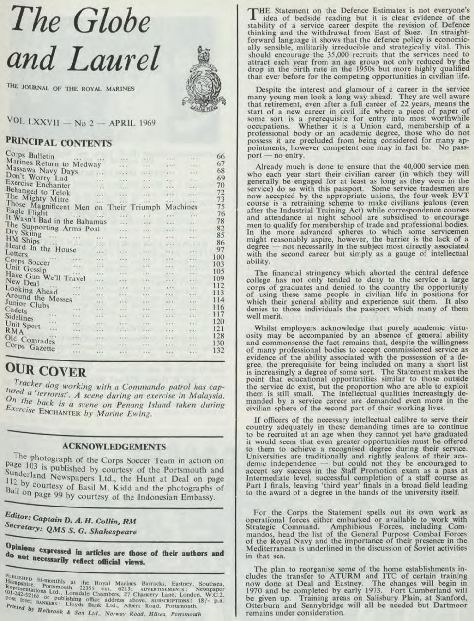 Globe & Laurel Preview Pages