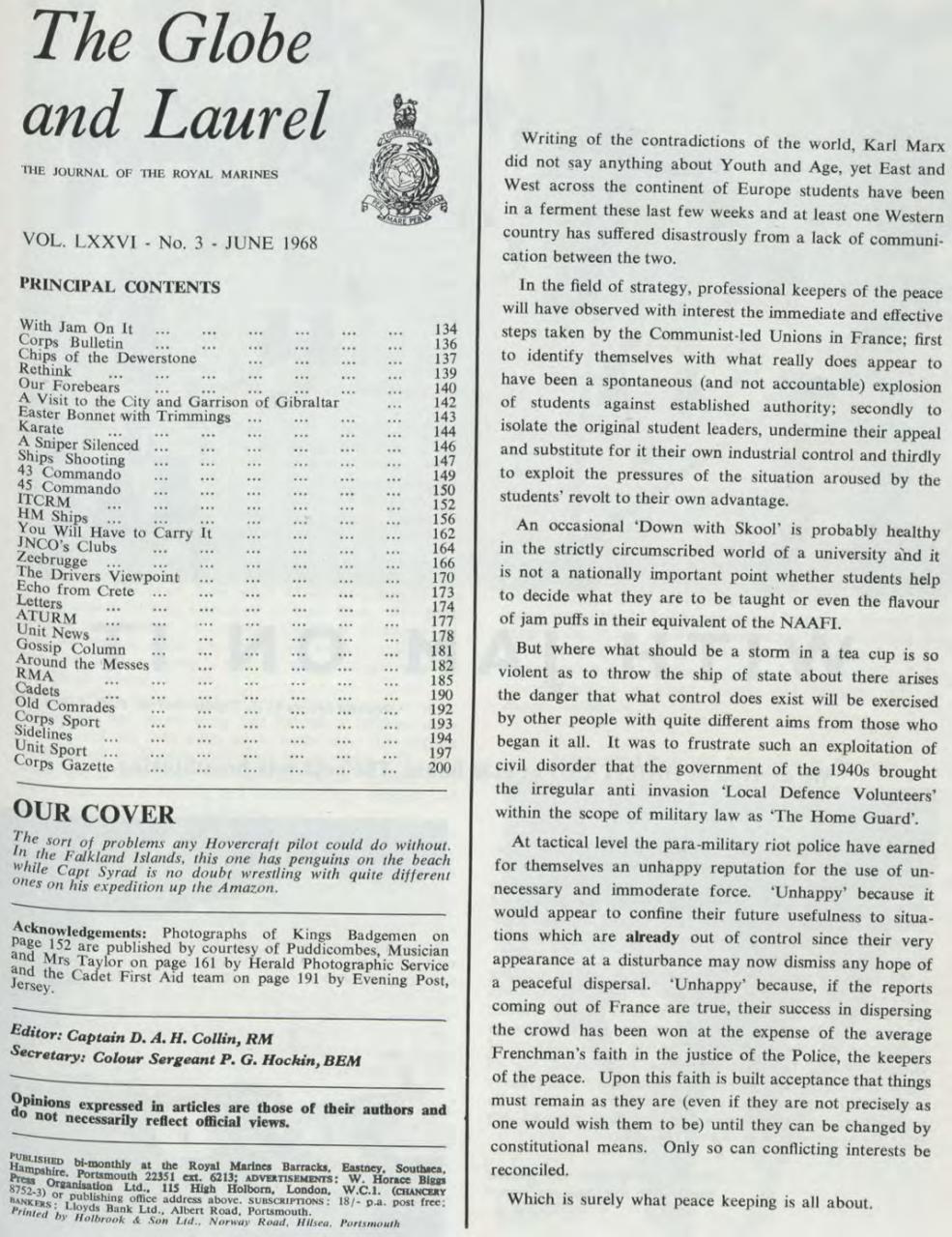 Globe & Laurel Preview Pages