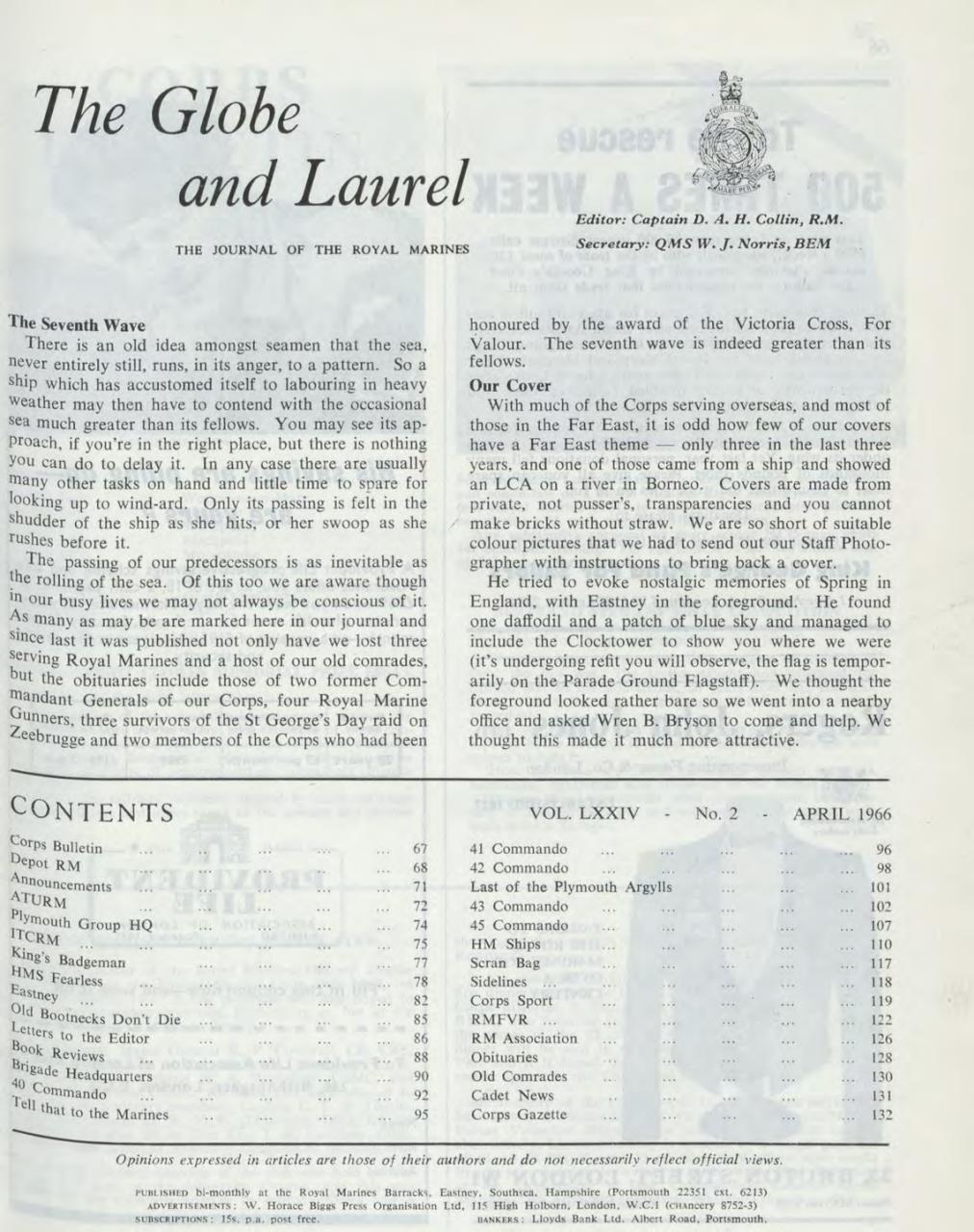 Globe & Laurel Preview Pages