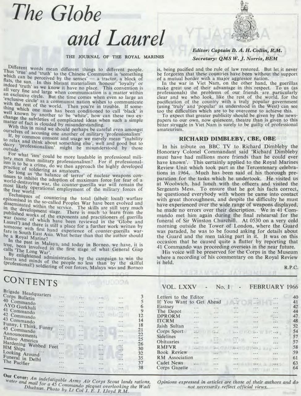 Globe & Laurel Preview Pages