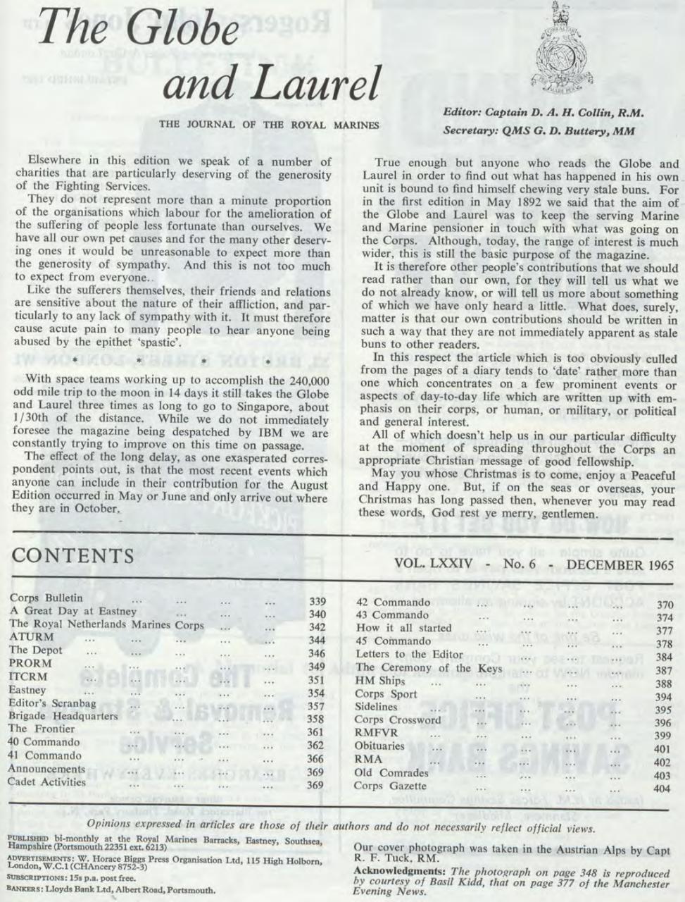 Globe & Laurel Preview Pages