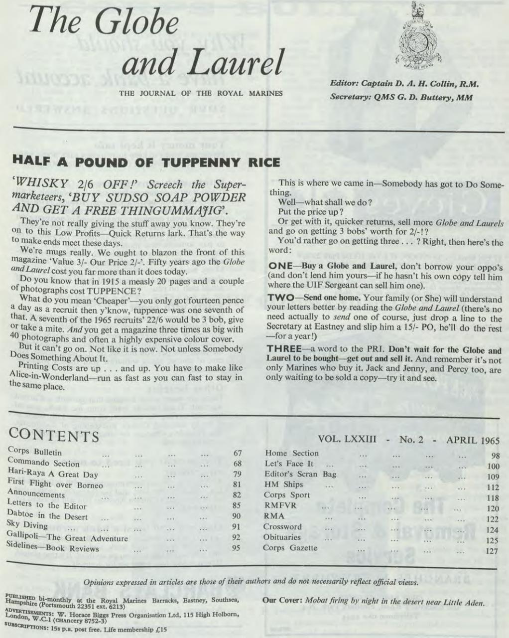 Globe & Laurel Preview Pages