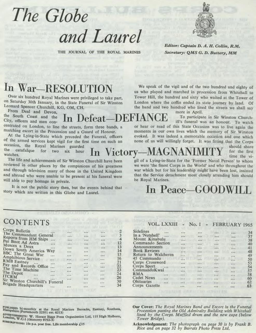 Globe & Laurel Preview Pages