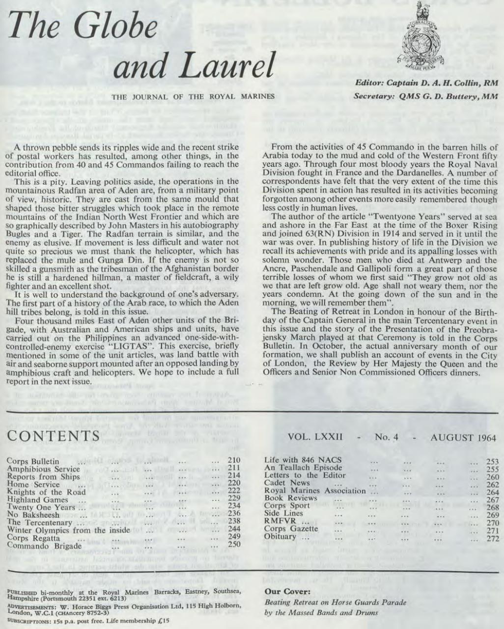 Globe & Laurel Preview Pages