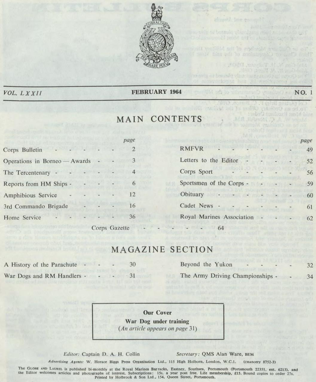 Globe & Laurel Preview Pages