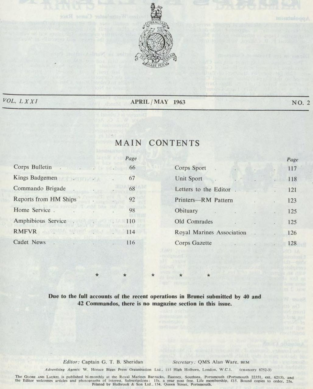 Globe & Laurel Preview Pages