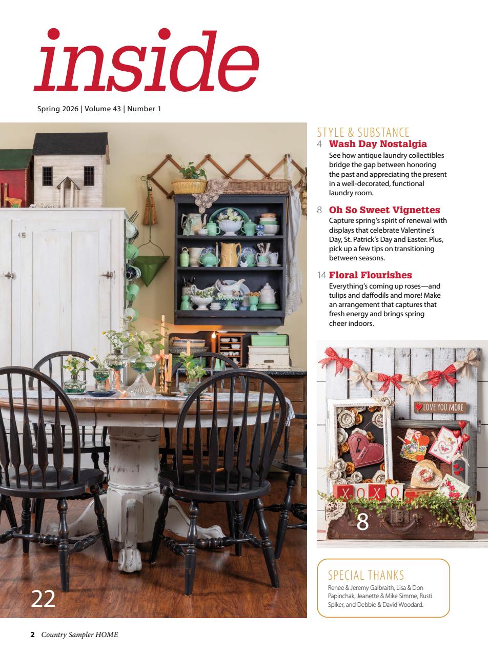 Country Sampler Home Preview Pages