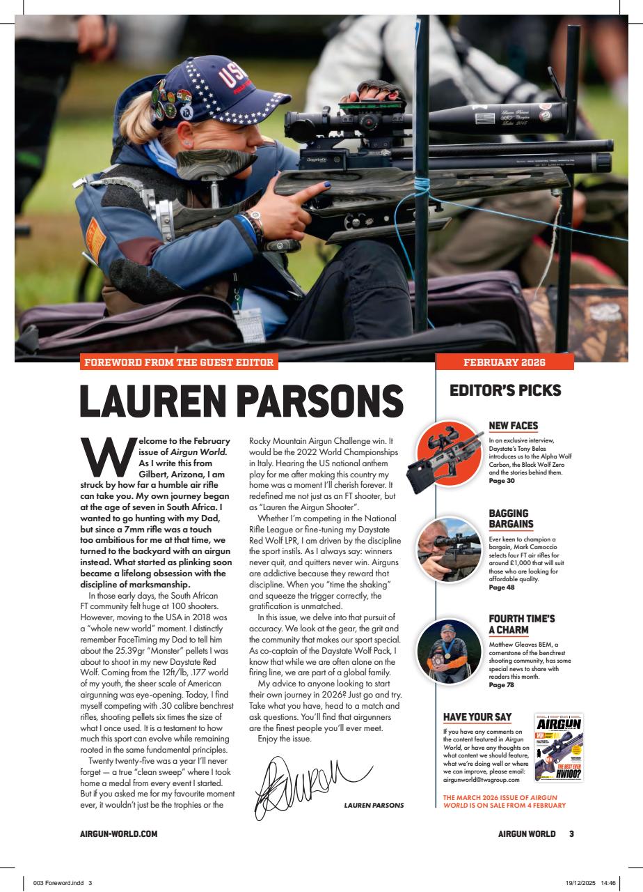 Airgun World Preview Pages