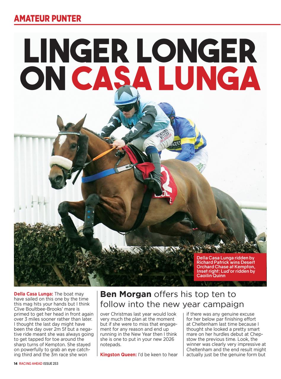 Racing Ahead Preview Pages