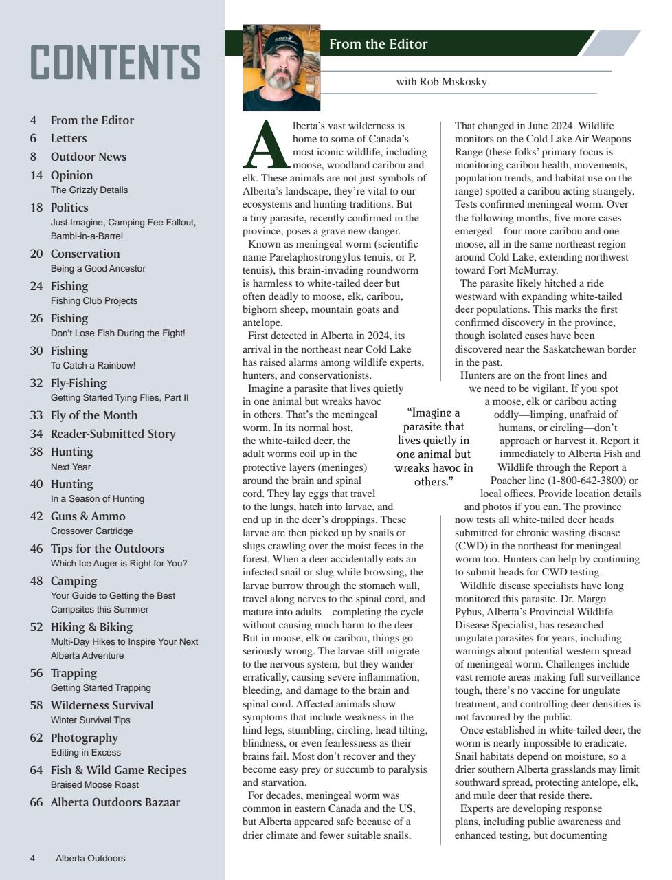 Alberta Outdoors Preview Pages