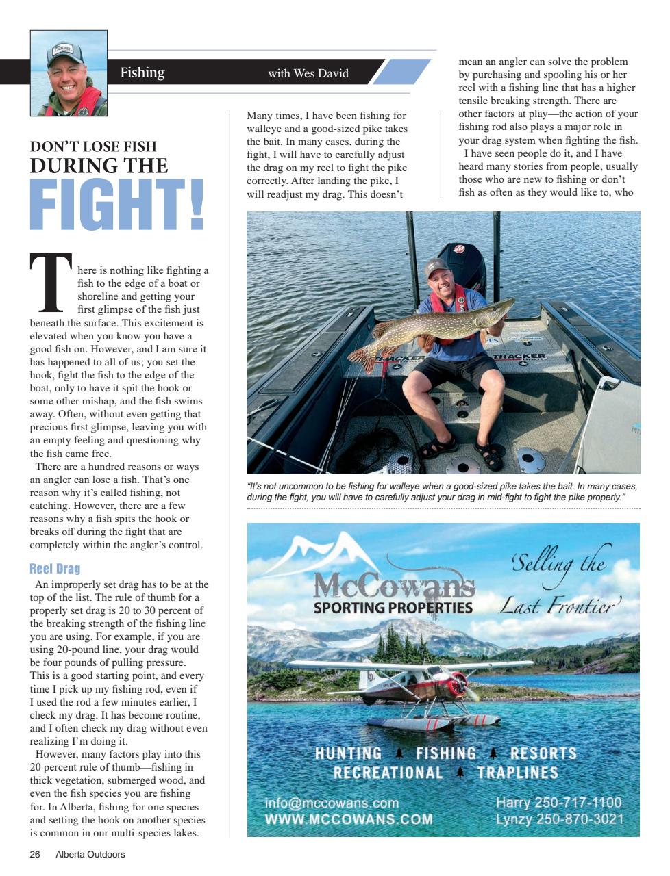 Alberta Outdoors Preview Pages