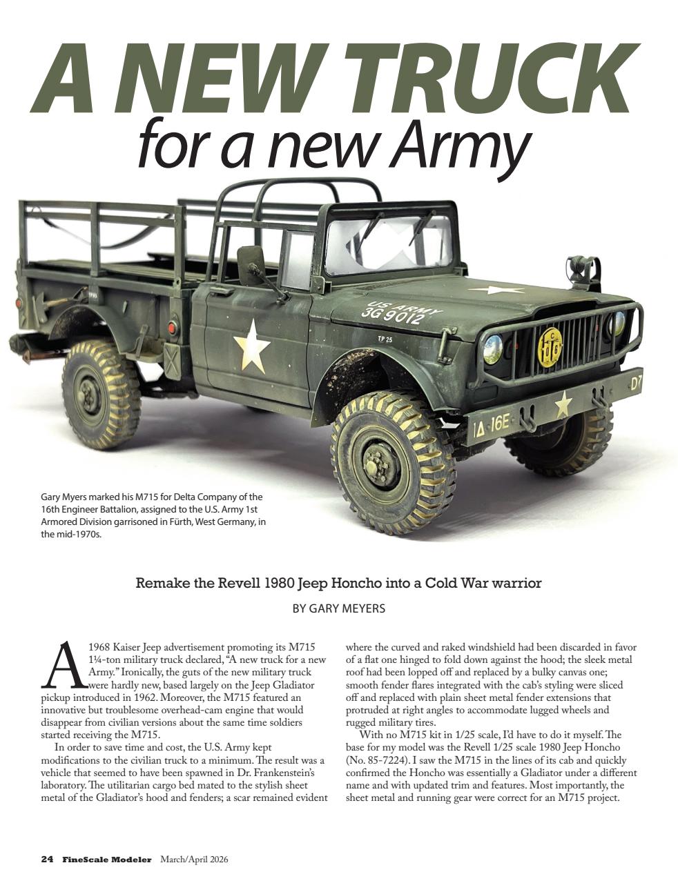 FineScale Modeler Preview Pages