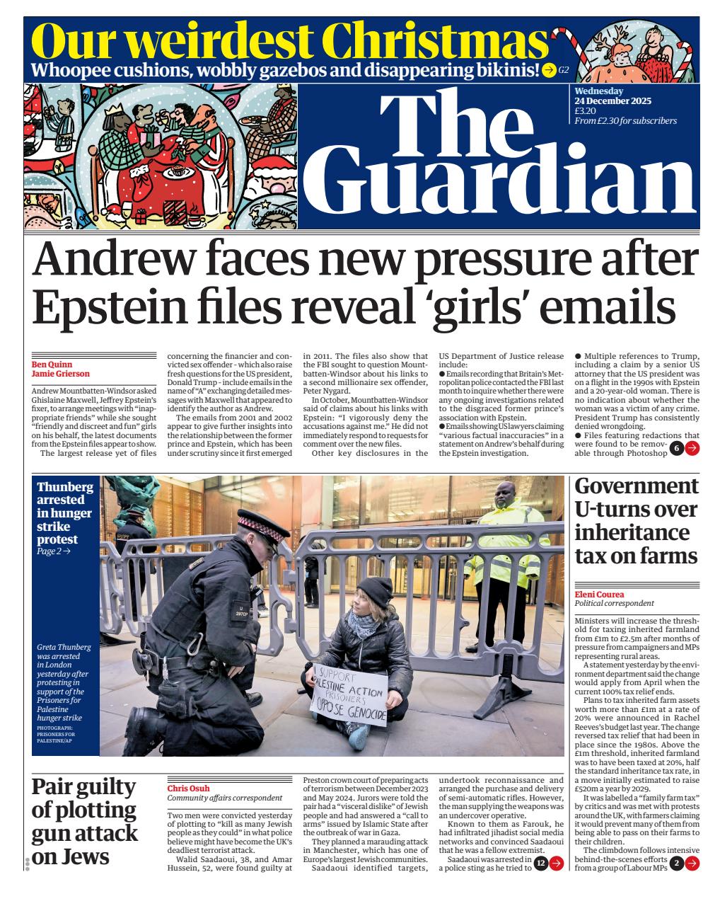 The Guardian Newspaper Preview Pages