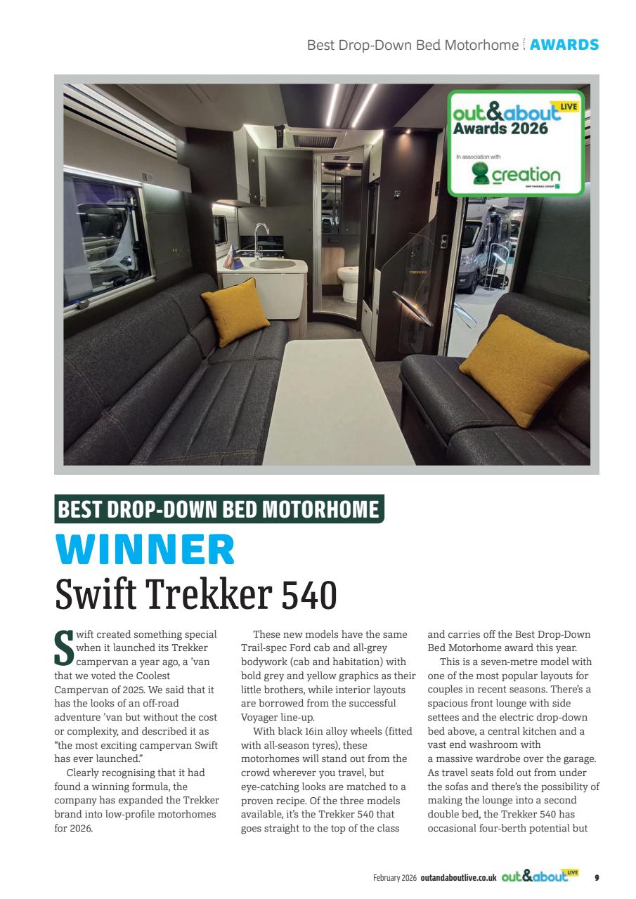 What Motorhome magazine Preview Pages